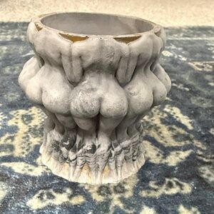 Gray Sculptural Art Piece